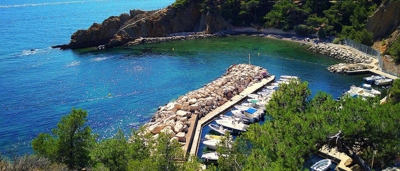 Le Paradis Bleu Calanque De Figuieres, Paddle Et Veranda Ensues-la-Redonne Exterior photo